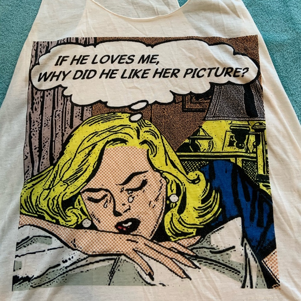 🔴SOLD🔴 Comic Tank Top